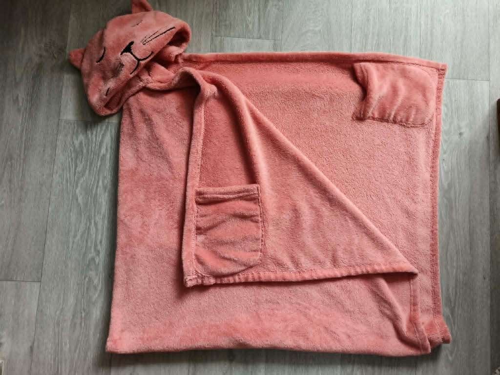 Fleece deken kat Hema 150x200cm, Ophalen of Verzenden, Gebruikt