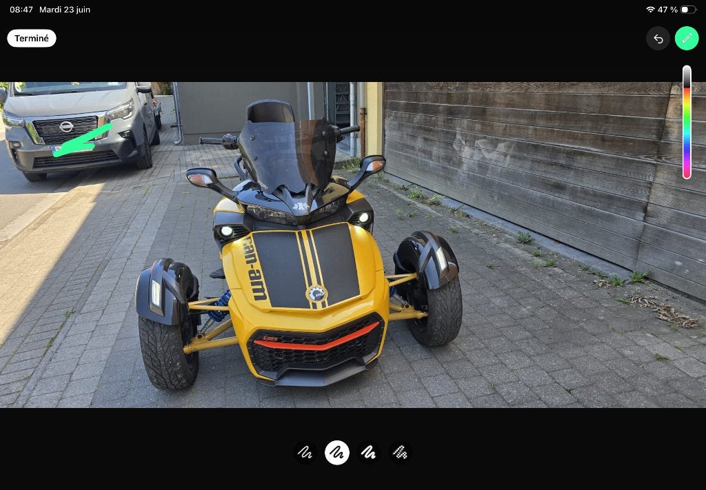 Spyder can am, Motos
