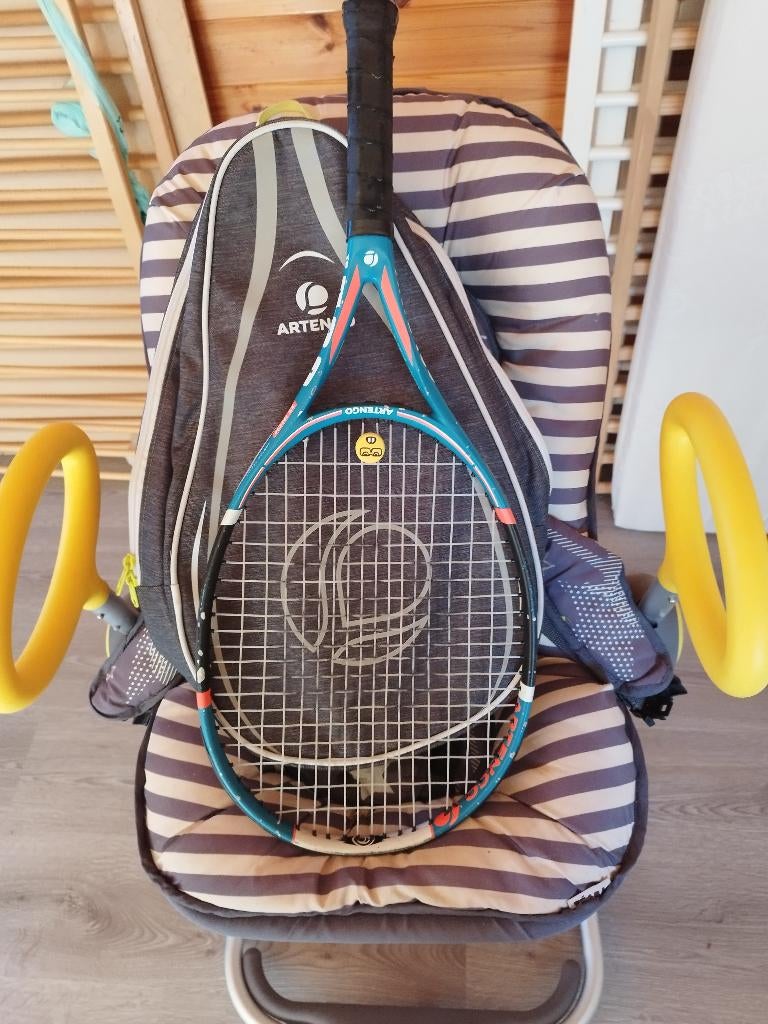 Raquette tennis enfant 9-12 ans avec sac, Sports & Fitness, Enlèvement, Utilisé