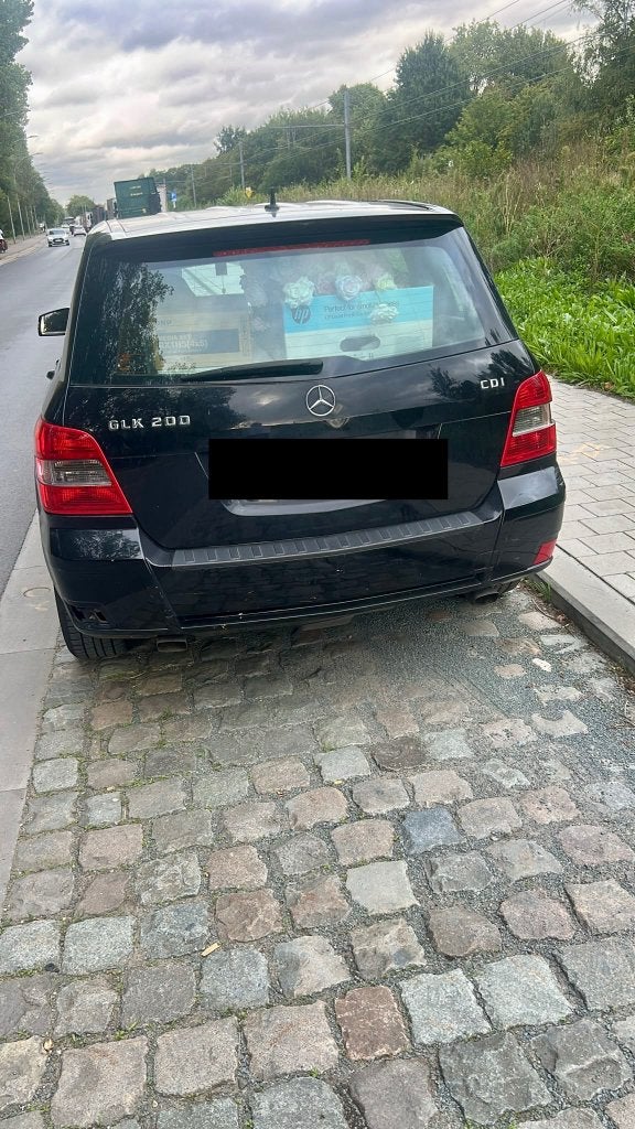 Mercedes glk 200cdi, Auto's, Start-stop-systeem, Zwart, Zwart, Particulier