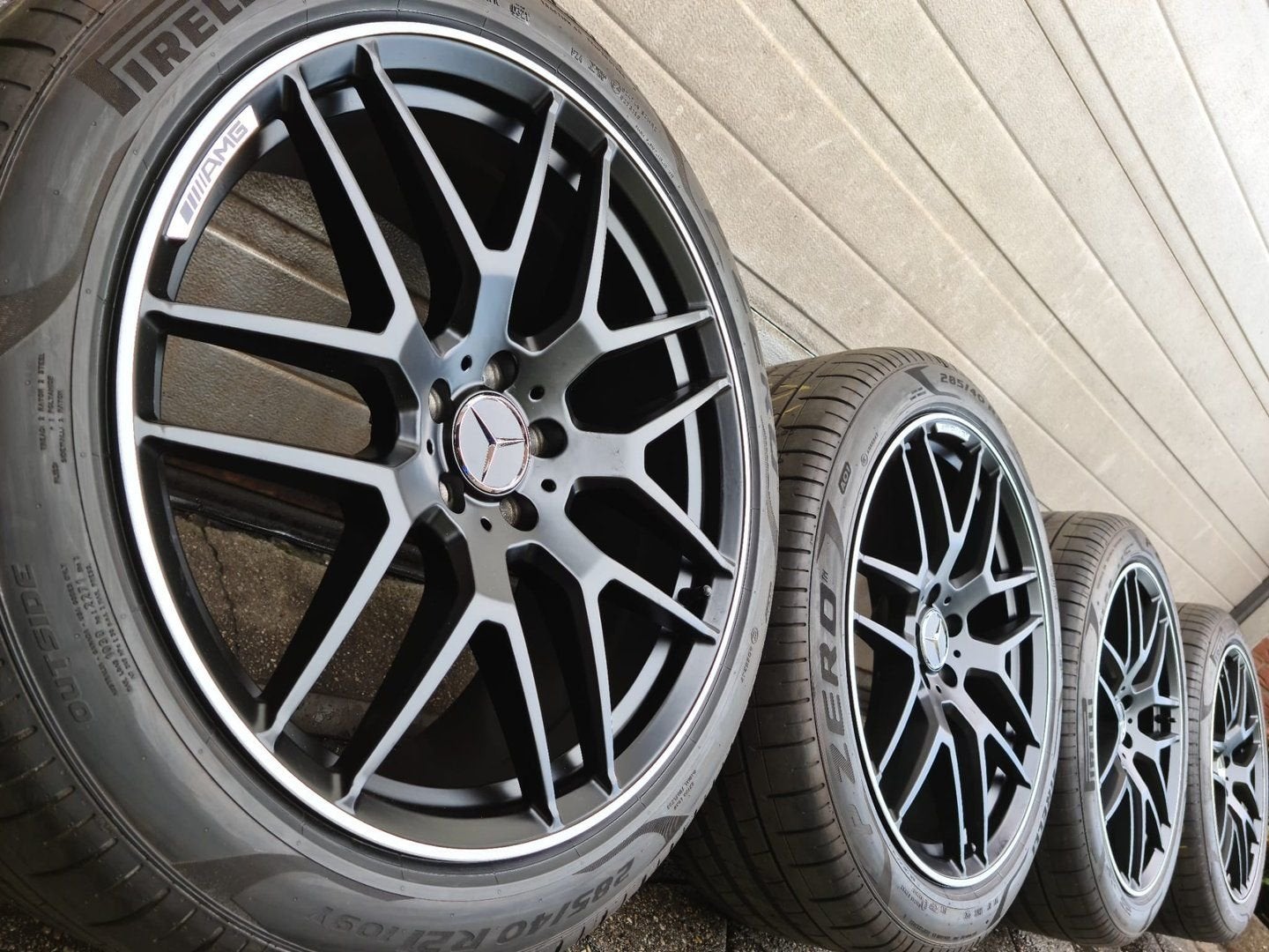 21 AMG Mercedes GL GLE W167 Coupe ML W164 W166 63S 53 velgen, -, 285 mm, -, Banden en Velgen