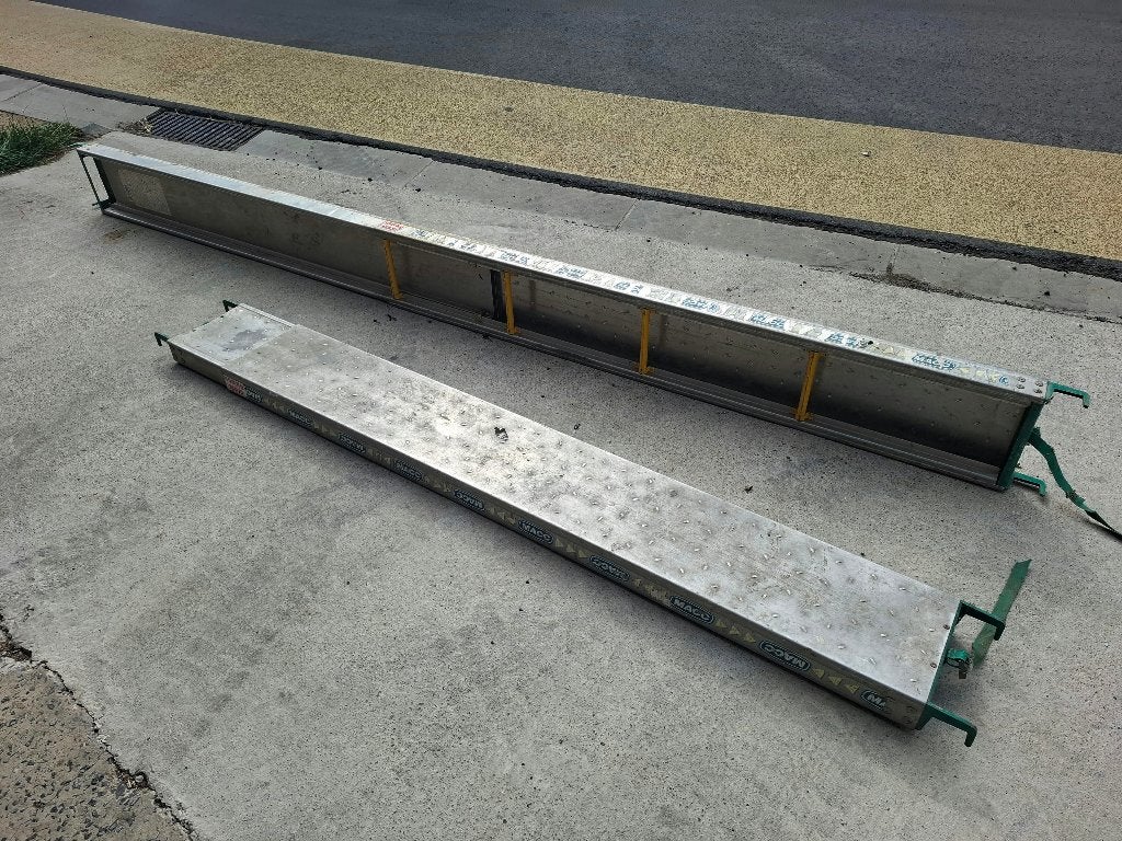 Plancher d'échafaudage extensible macc, Enlèvement