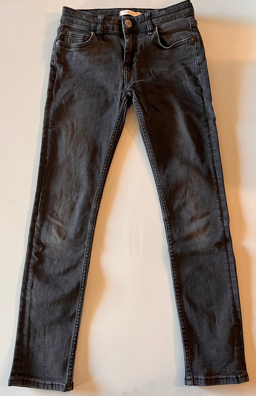 nieuw zwarte jeans in stretchstof SISSY-BOY maat 140, 10 j, Enlèvement, Neuf, Garçon ou Fille, Pantalon