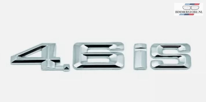 Embleem sierschrift spadbord 4,6 iS BMW X5 serie E53 5114705, Neuf, -, -, Enlèvement ou Envoi