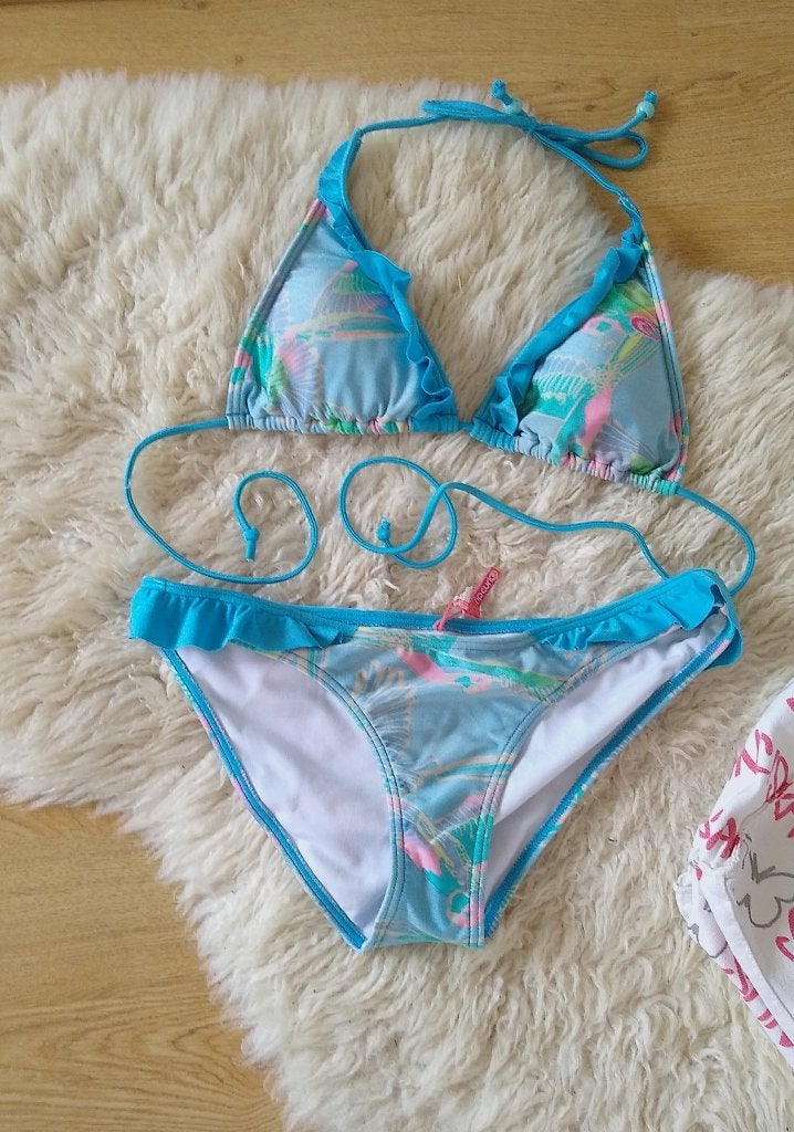 Rip Curl 🌊 frivole bikini, hemelsblauw, mt S - nieuwstaat, Kleding | Dames, Badmode en Zwemkleding, Blauw, Ophalen of Verzenden