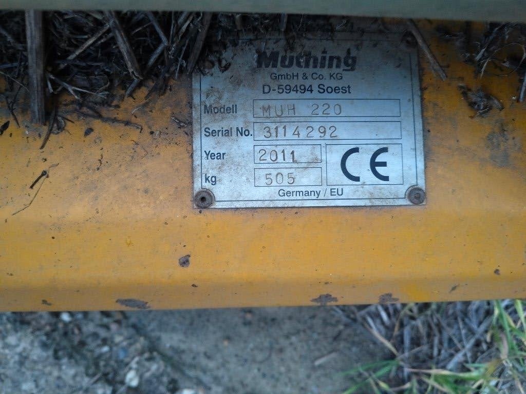 Muthing MUH 220 (2011) - Nouveaux fléaux et roulements, Enlèvement, Cultures, Autres types