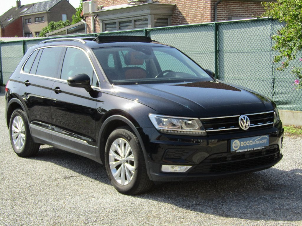 Vw Tiguan 1.4 TSI Highline, Autos, Volkswagen, Achat, Boîte manuelle, Noir, 5 portes