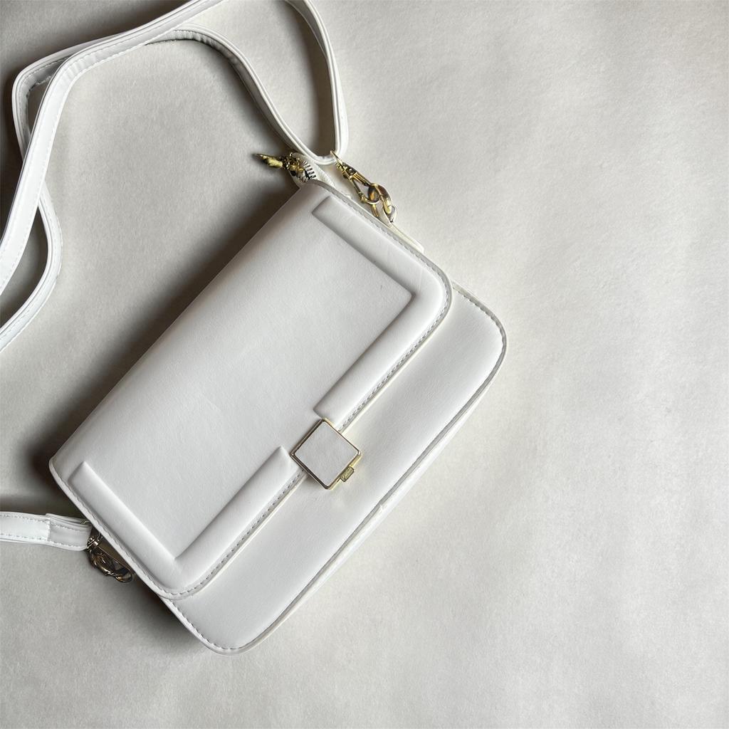 Sac à main Blanc Élégant - Style Classique - Très bon état, Ophalen of Verzenden, Zo goed als nieuw