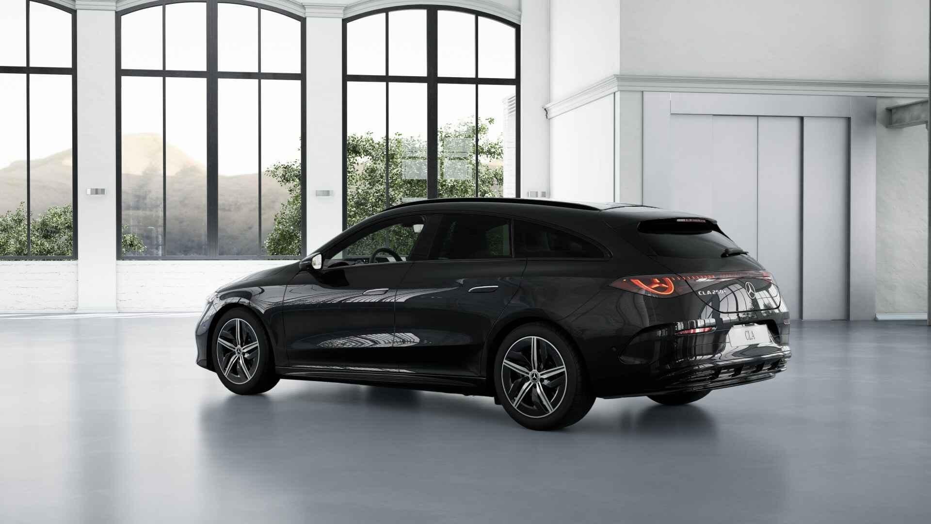 Mercedes-Benz CLA-klasse 250+ Shooting Brake AMG Line | Pano, Auto's, Automaat, Gebruikt, 94 kWh, Zwart