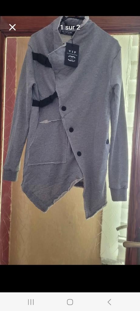 Gilet homme neuf., Enlèvement