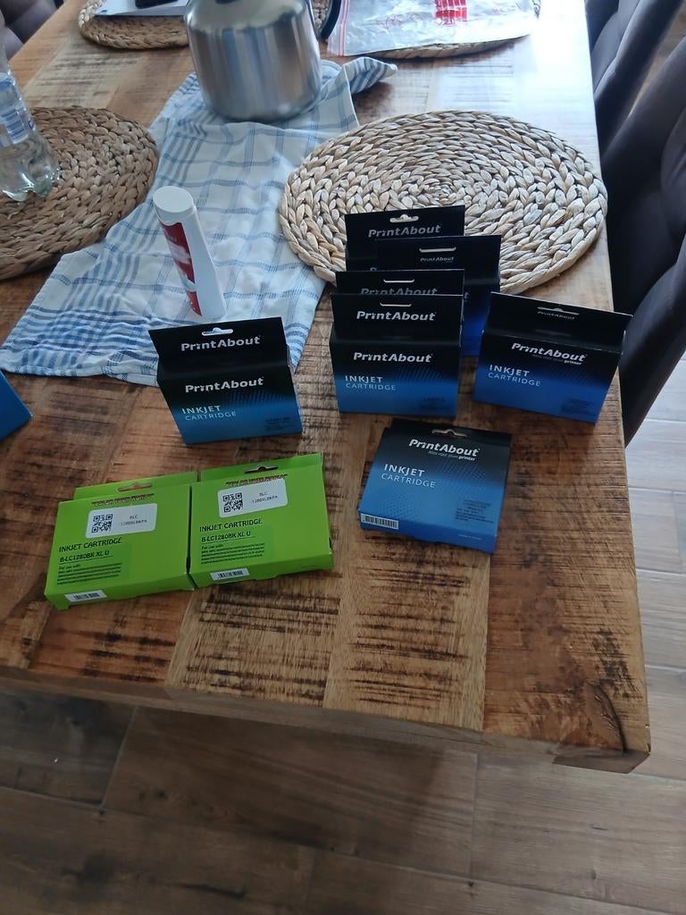 Nieuwe inktpatronen voor brother printers, Ophalen