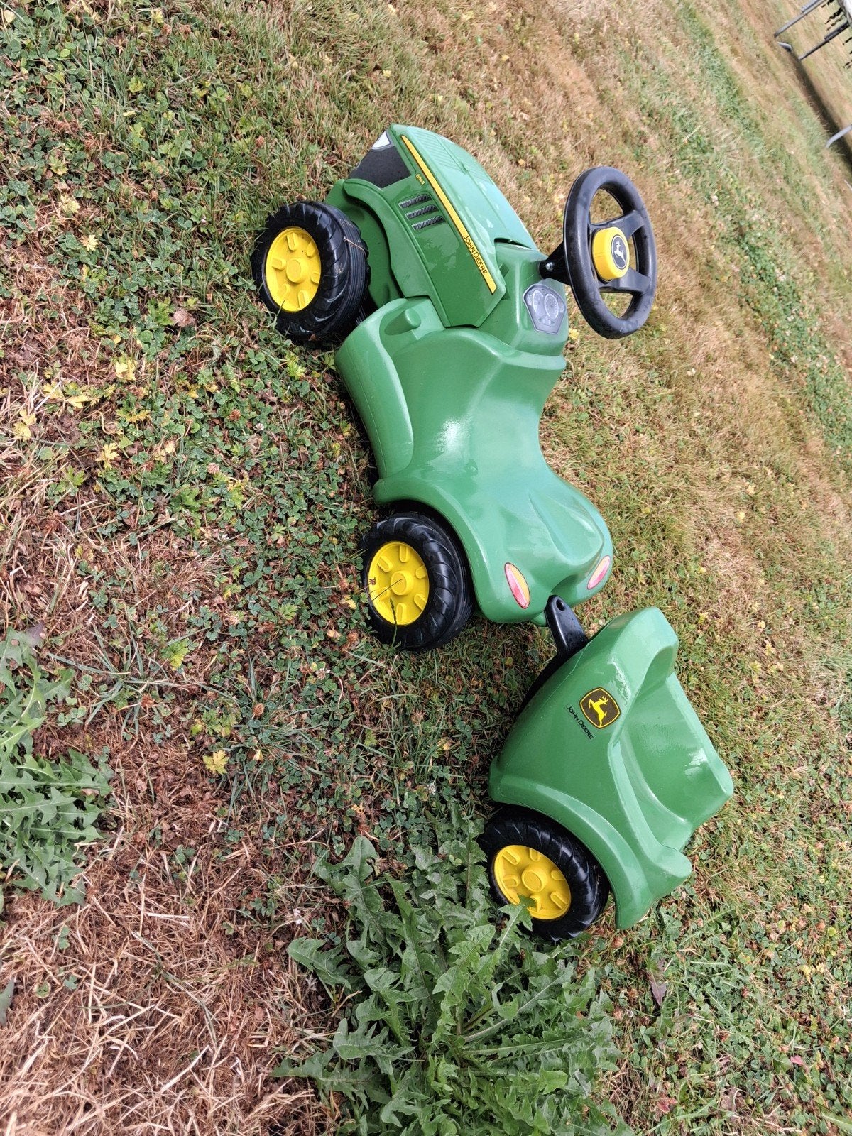tracteur John deere enfant, Enlèvement