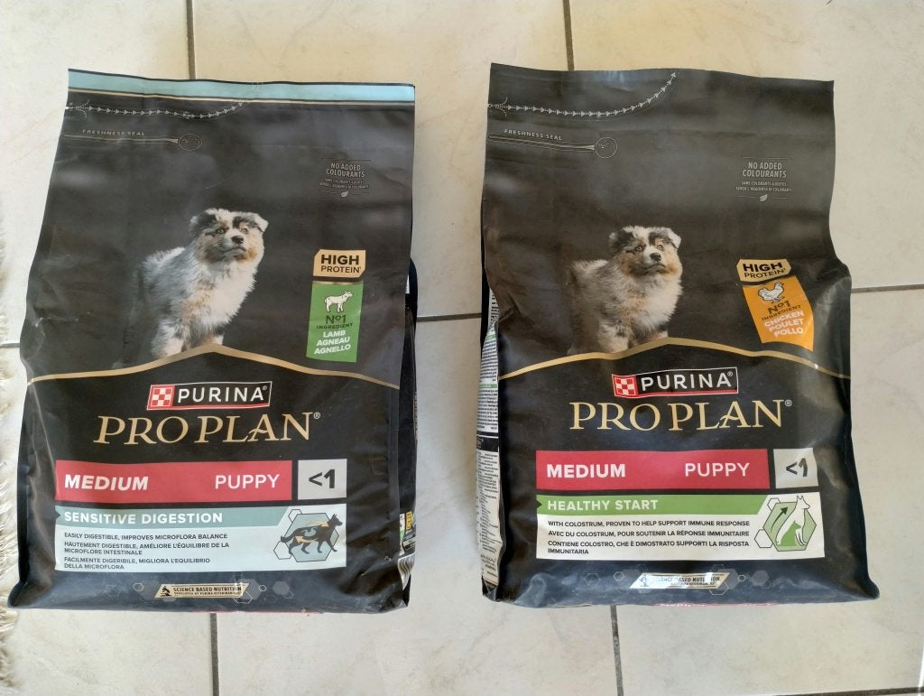 Nourriture pour chien: Purina Proplan medium puppy 2x 3 kg, Enlèvement, Chien