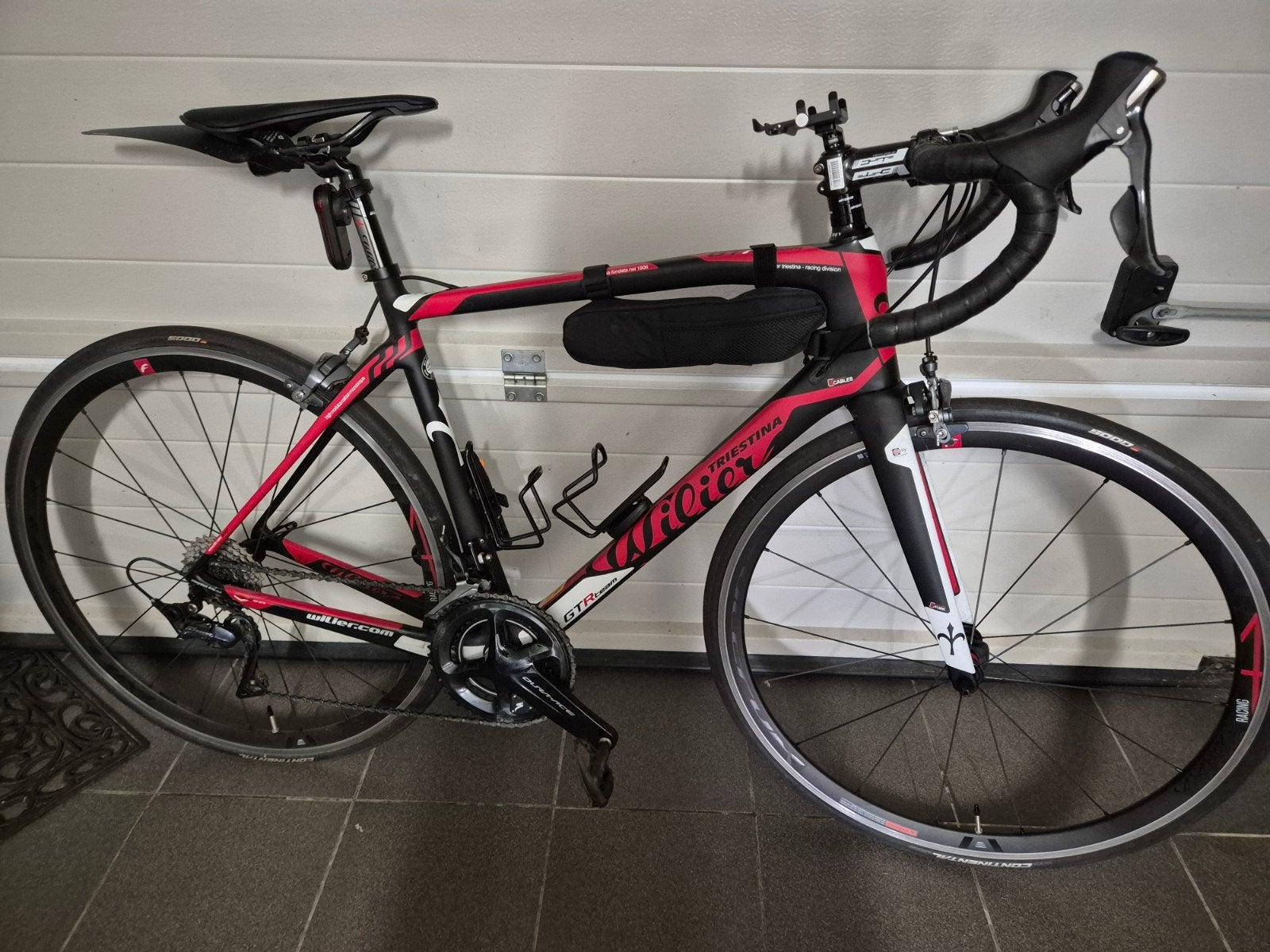 ​‍️ Wilier Triestina GTR Team – Met Dubbele 4iiii maat 52, Fietsen en Brommers, Ophalen, Carbon, Velgrem