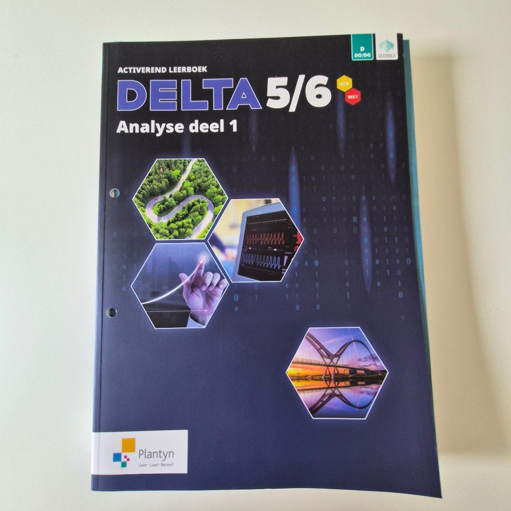 Delta 5/6 Analyse deel 1, Livres, Livres scolaires, Enlèvement ou Envoi, Plantyn, Utilisé, Secondaire
