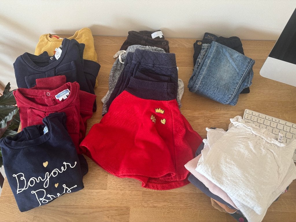 LOT VÊTEMENTS FILLE, 17 pièces – TAILLE 5/6 ANS, Enlèvement, Utilisé, Fille, Autres types
