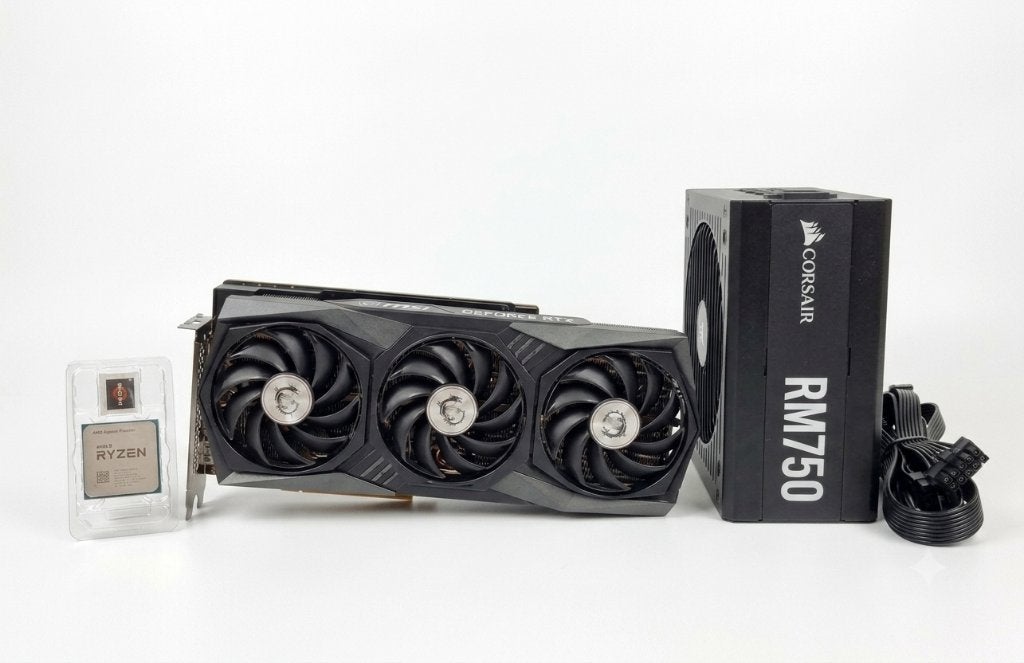 PC-gamingbundel - RTX3060 + Ryzen 5 5600X + Corsair RM750, Computers en Software, Le pc est monté avec différentes marques, Verzenden