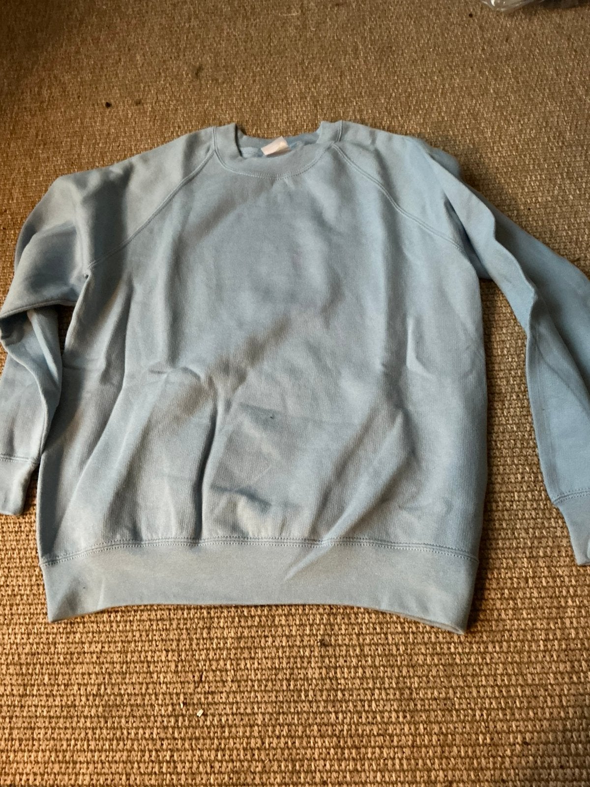 Lot de 5 sweats ras de cou bleu ciel taille M femme, Enlèvement ou Envoi, Comme neuf, Taille 38/40 (M), Bleu