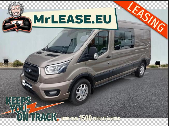 Leasing / Renting FORD TRANSIT 6 ZIT DUBBEL CABINE, Auto's, Bluetooth, Euro 6, Bedrijf, 6 zetels