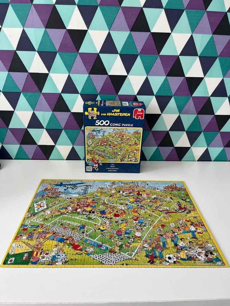 Jan van Haasteren Puzzel, Ophalen, 500 t/m 1500 stukjes, Zo goed als nieuw, Legpuzzel