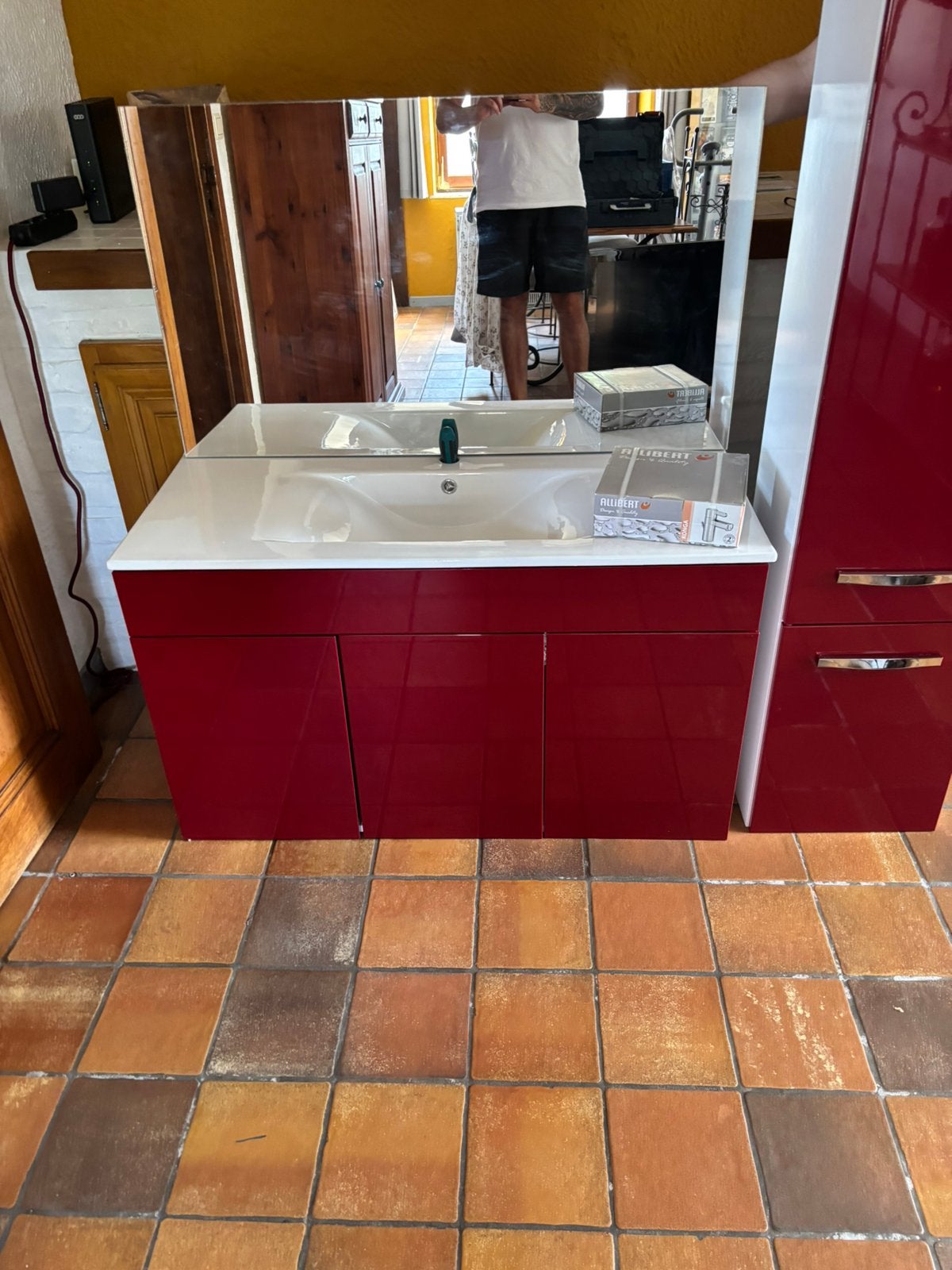 Meuble de salle de bain neuf jamais ete placer, Enlèvement, Neuf, Meuble lavabo