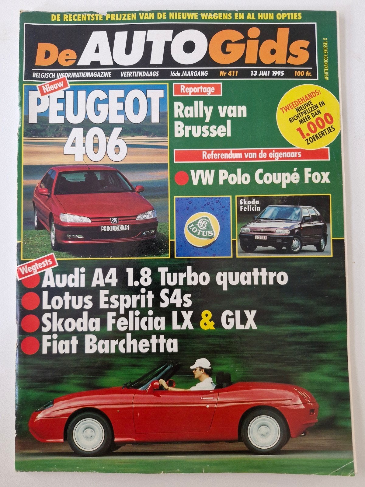 Autogids 411, Enlèvement ou Envoi