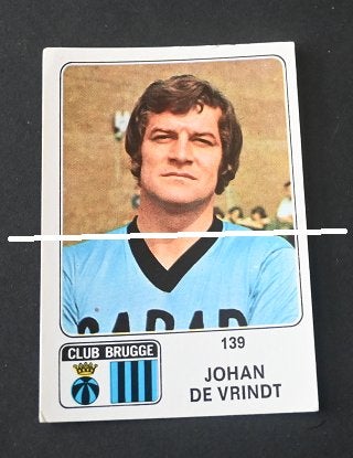 Panini / Football 73 - 74 / Club Brugge / Johan Devrindt, Verzenden, Zo goed als nieuw, Poster, Plaatje of Sticker