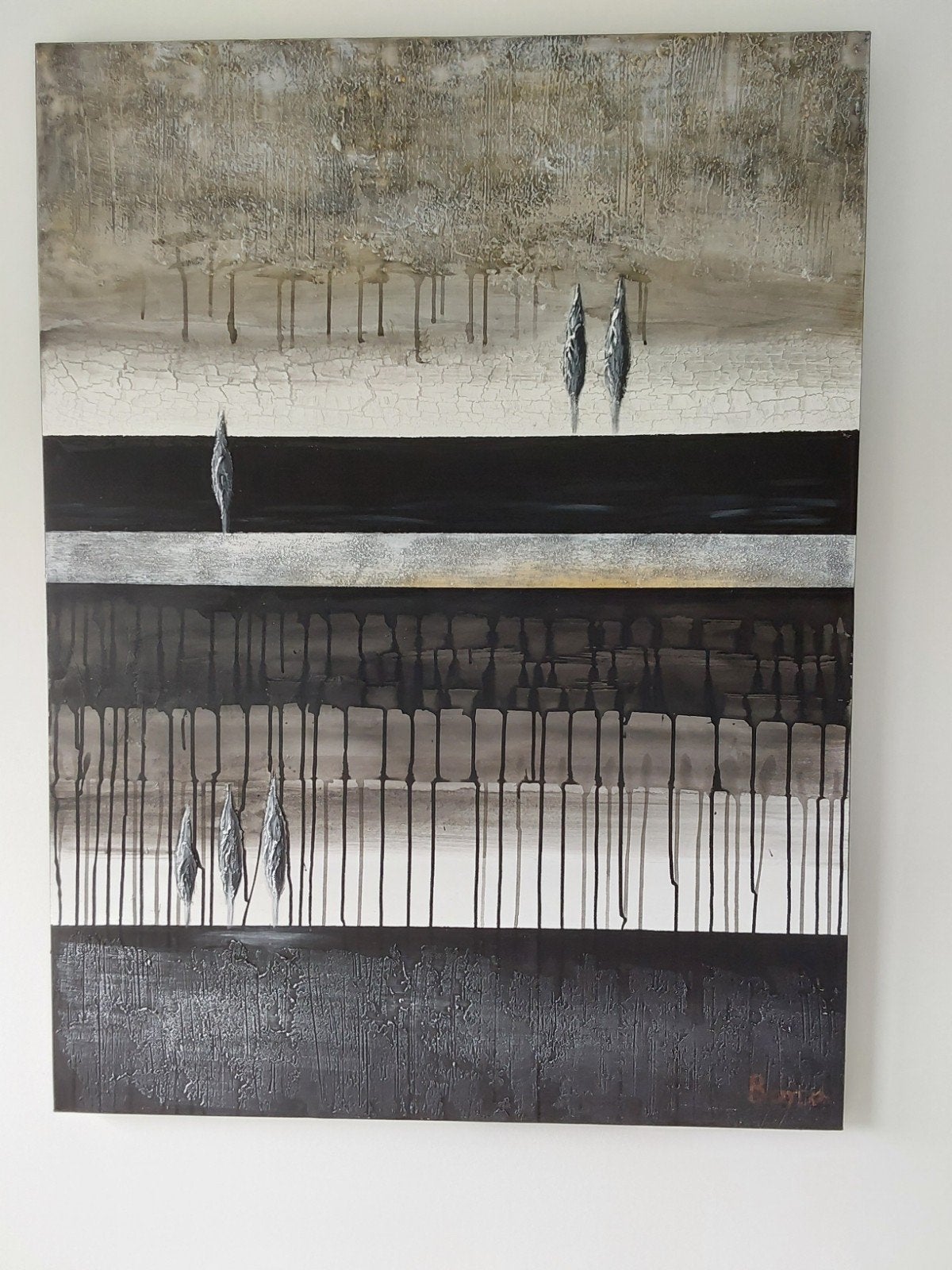 Modern schilderij  90 x 120, Ophalen