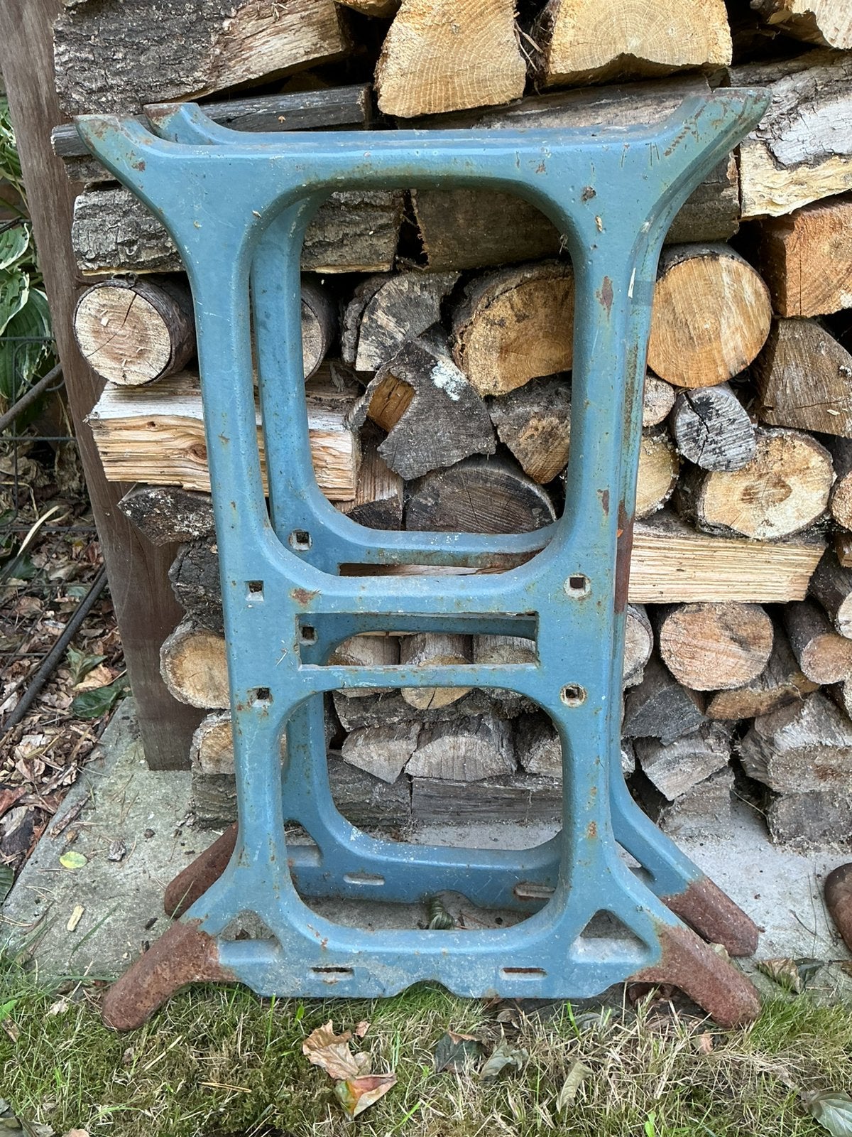 2 supports industriels en fonte, pieds de table, Antiquités & Art, Enlèvement
