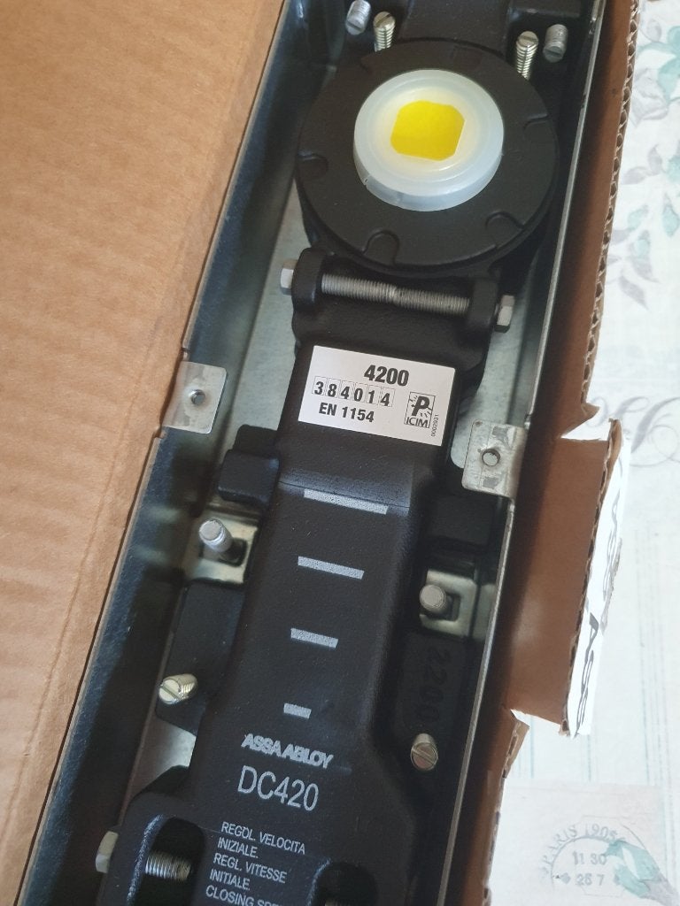 Ressort de sol massa abloy DC420 neuf, Enlèvement ou Envoi, Neuf, Inox, Charnière