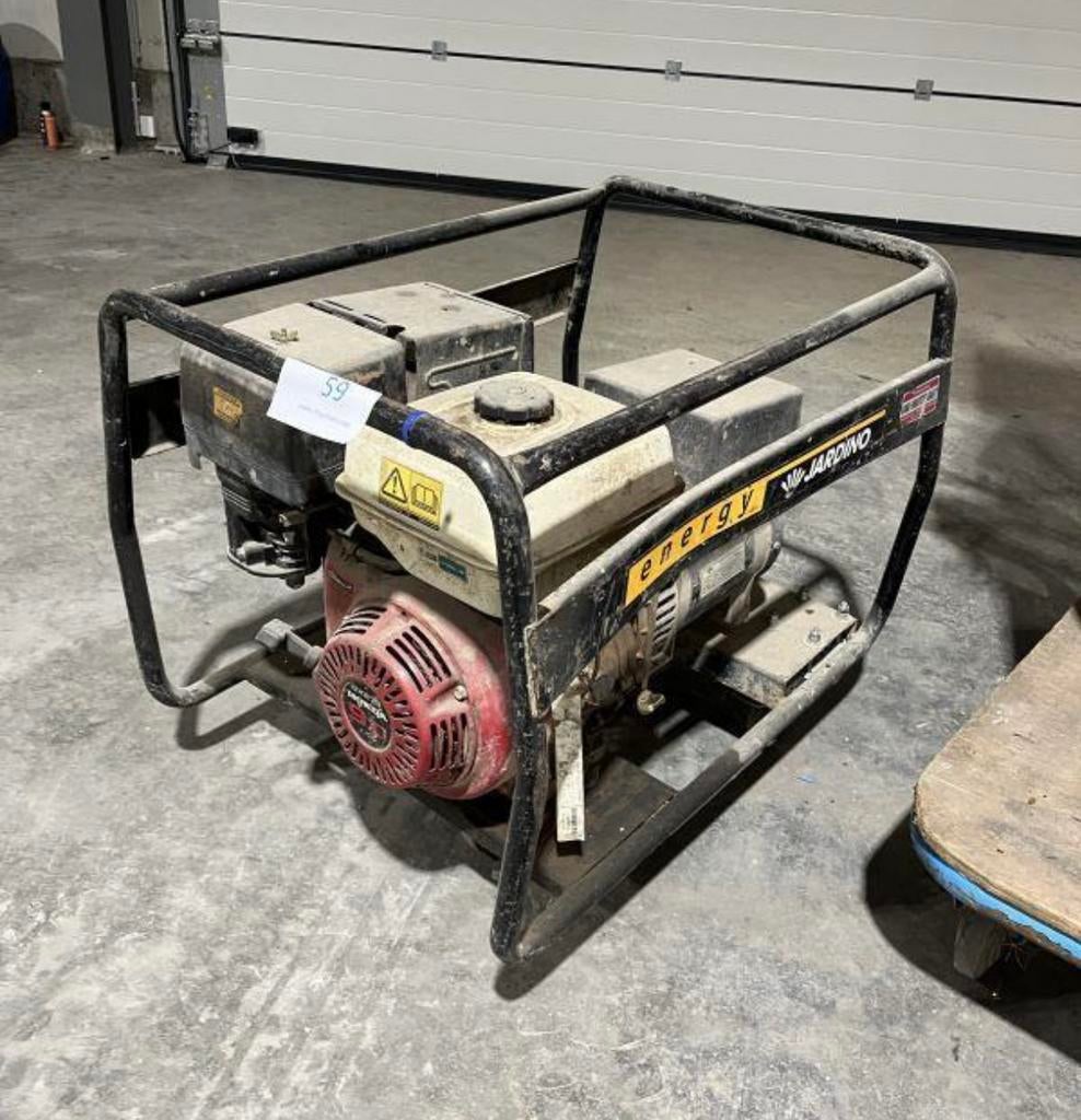 Generator HONDA motor, Doe-het-zelf en Bouw, Aggregaten, Zo goed als nieuw, Benzine, Ophalen