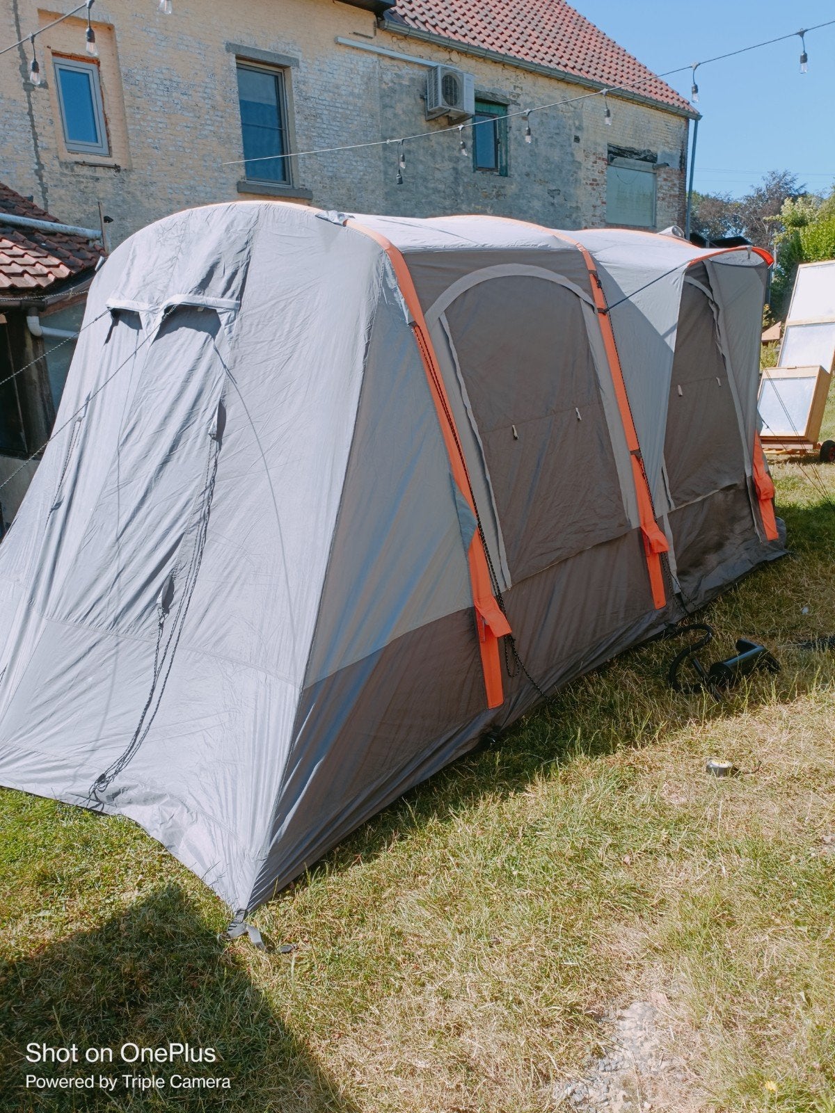 Tente gonflable 5m 3m, Caravans en Kamperen, Tenten