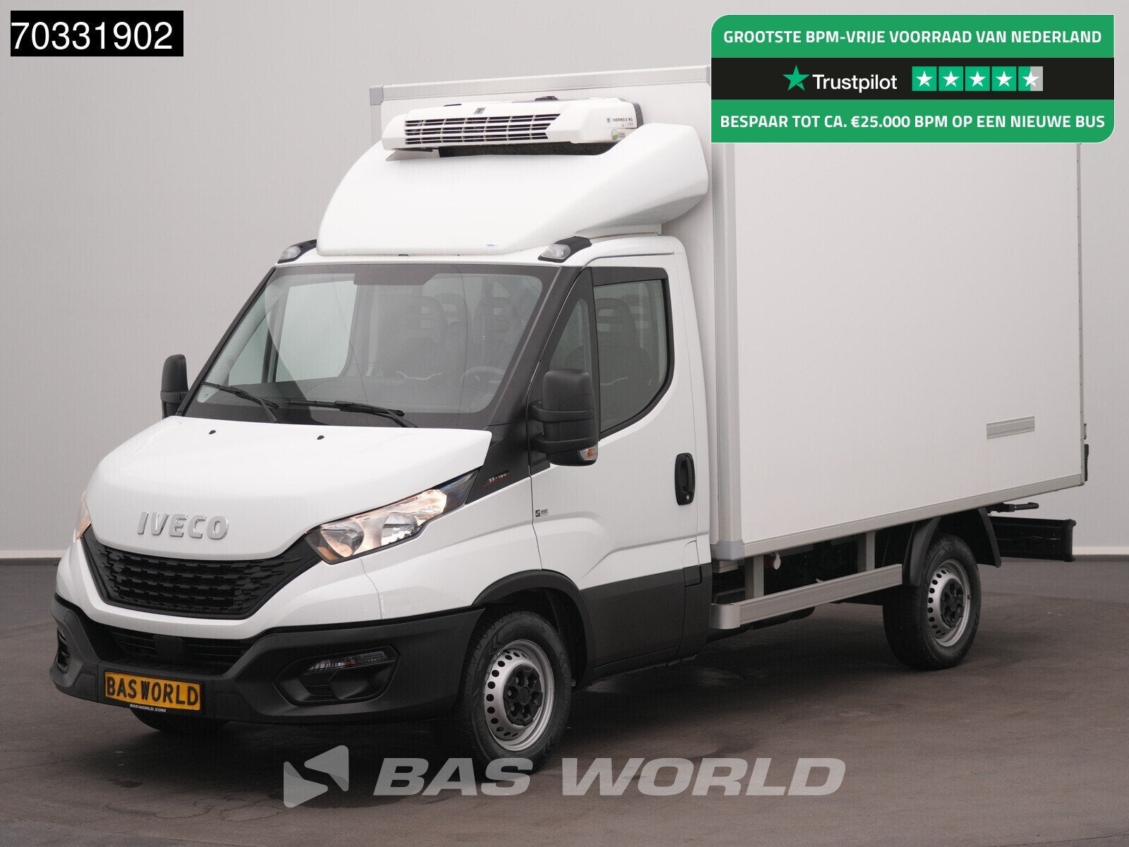 Iveco Daily 35S16 3.0L FRC -20 Koelwagen Thermo King V300 23, Auto's, Bestelwagens en Lichte vracht, Stof, Gebruikt, Euro 6, 4 cilinders