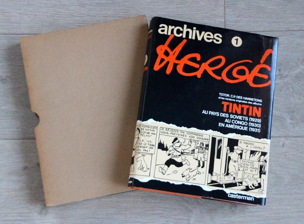 Archives Hergé Tome 1 en état impeccable 1973 Tintin Kuifje, Envoi, Tintin, Comme neuf