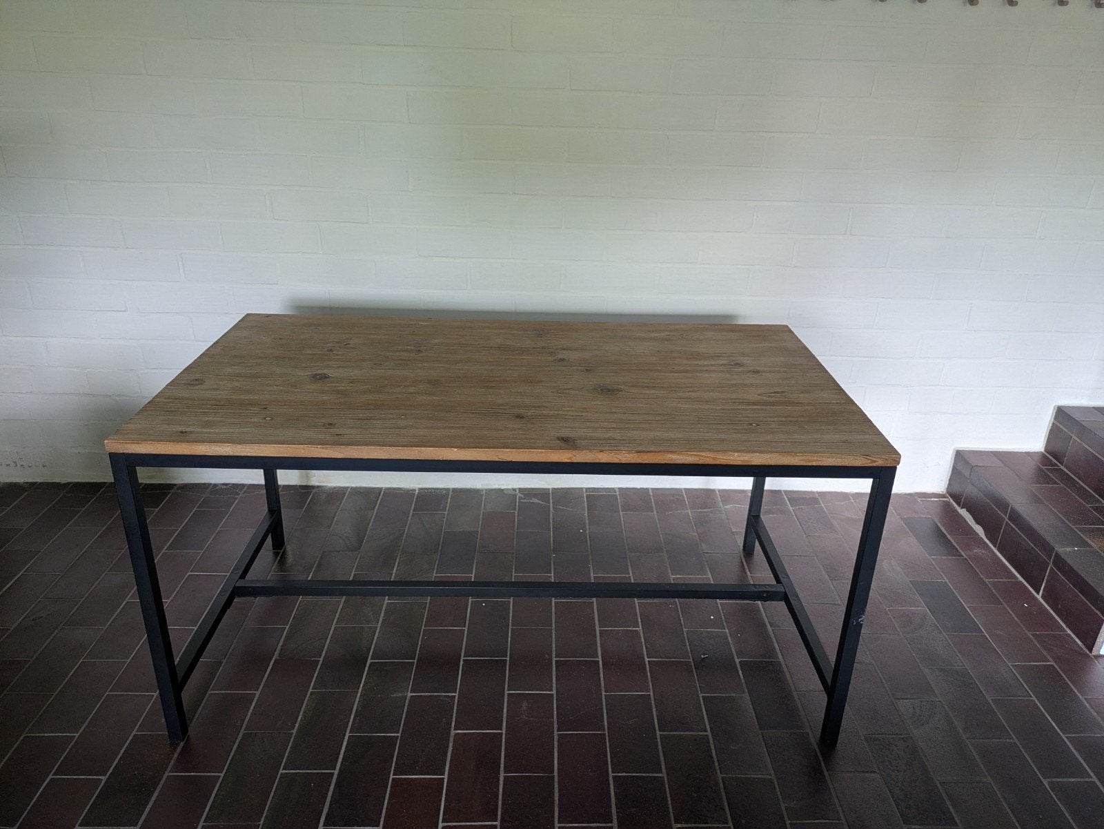 Industriële eettafel Maisons du monde (Long Island), Ophalen, Metaal