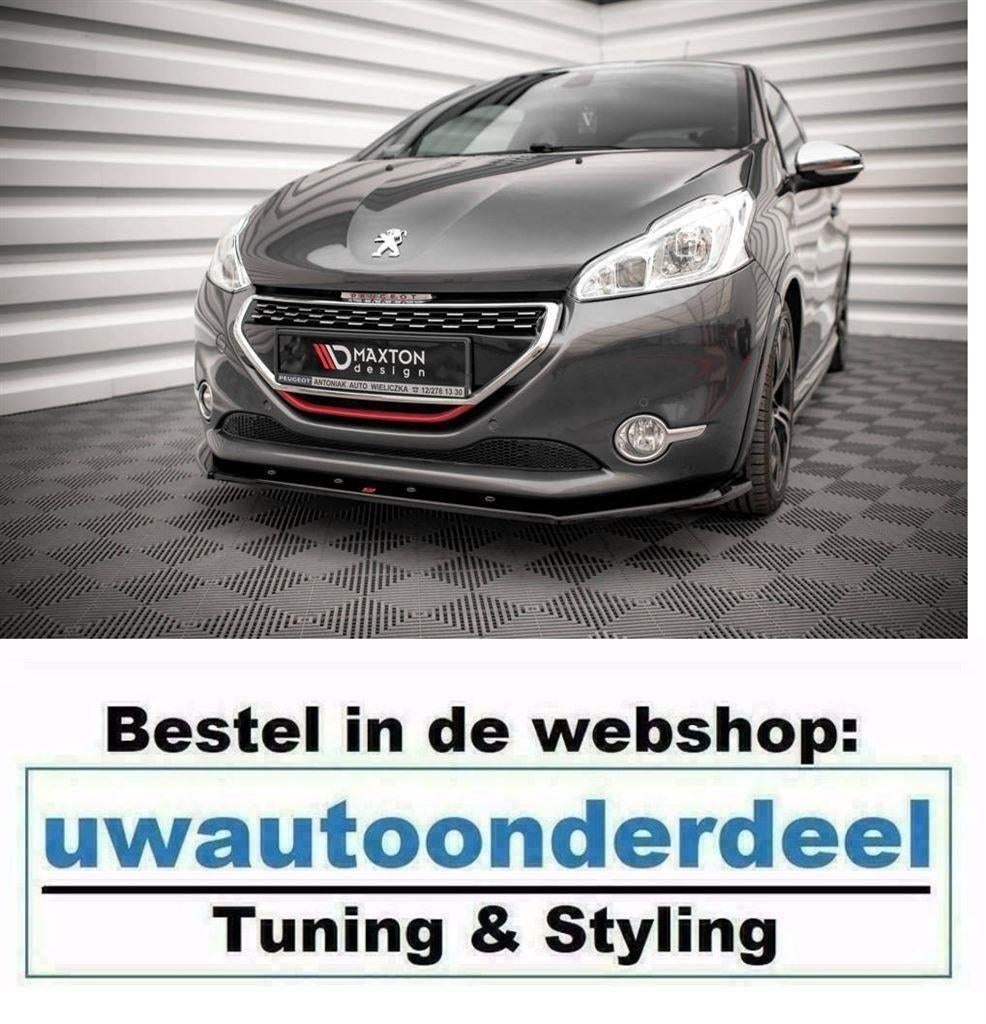 Maxton Design Spoiler Lip Splitter Voor Peugeot 208 GTI Mk1, Envoi