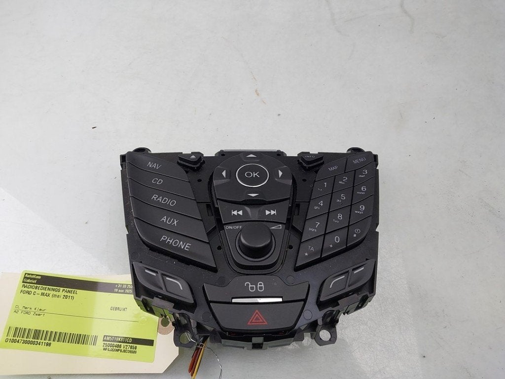 PANNEAU DE COMMANDE RADIO Ford C-Max (DXA) (|AM5T18K811CD|), Henry-Ford-Straße  1
50735  Köln, DE, Ford-Werke GmbH, Kunden@ford.com