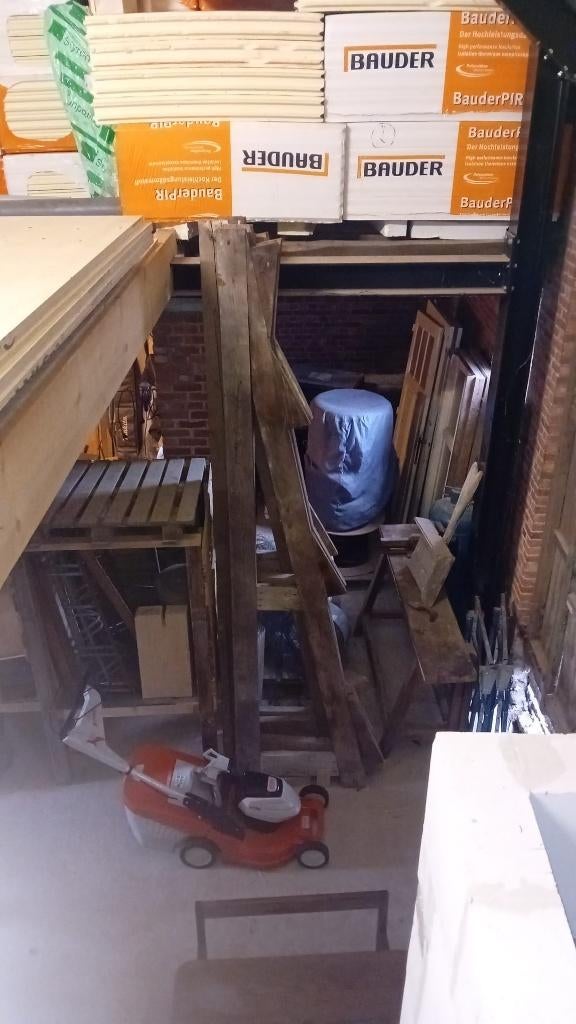 Houten spanten (4 stuks), Enlèvement, Utilisé, 250 cm ou plus, Poutres