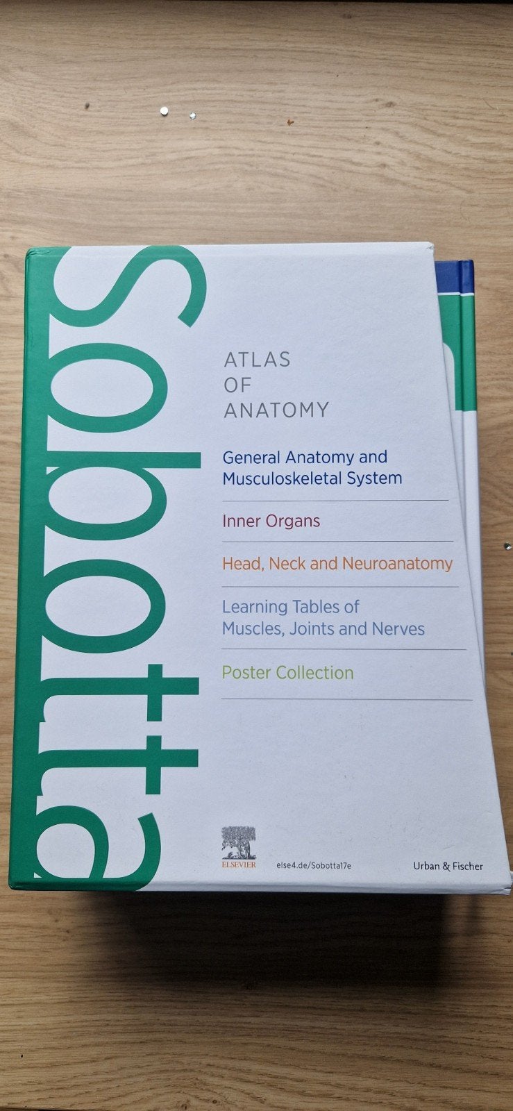 Sobotta - Atlas of Anatomy, Boeken, Ophalen of Verzenden, Zo goed als nieuw, Hoger Onderwijs