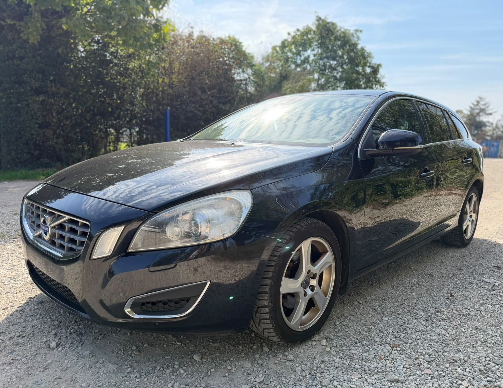Volvo v60 D3 automaat, Automaat, Euro 5, Zwart, Leder