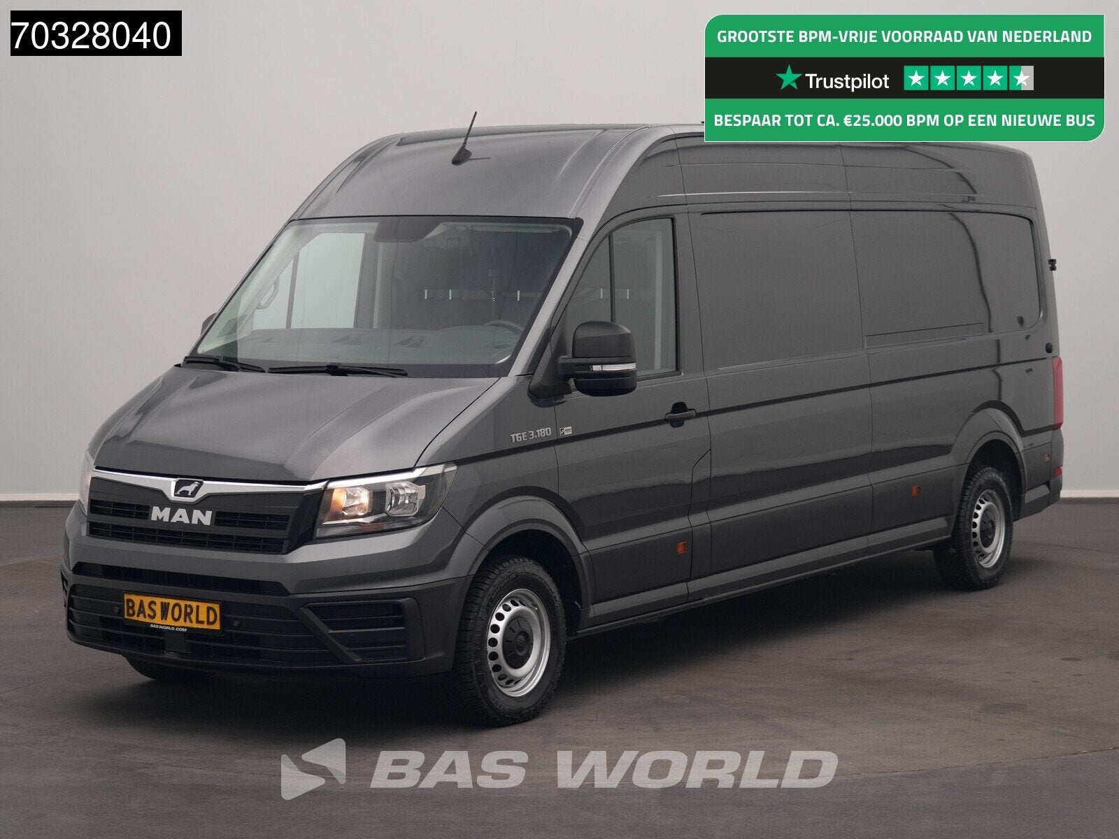 MAN TGE 3.180 Automaat 180PS L4H3 Trekhaak Airco Cruise Came, Auto's, Automaat, Stof, Gebruikt, Euro 6
