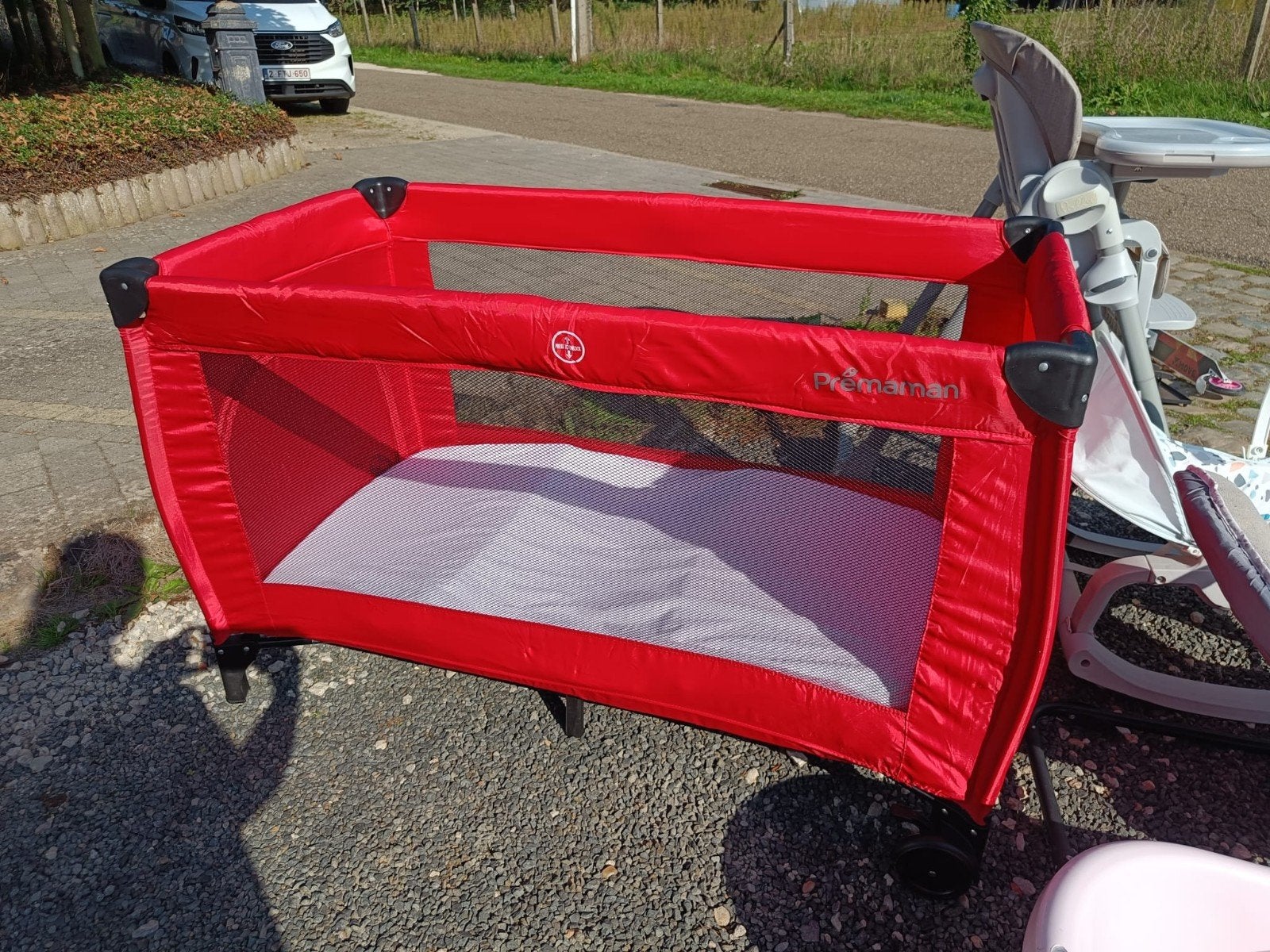 Reisbed opplooibaar, Kinderen en Baby's, Ophalen, Gebruikt, Matras