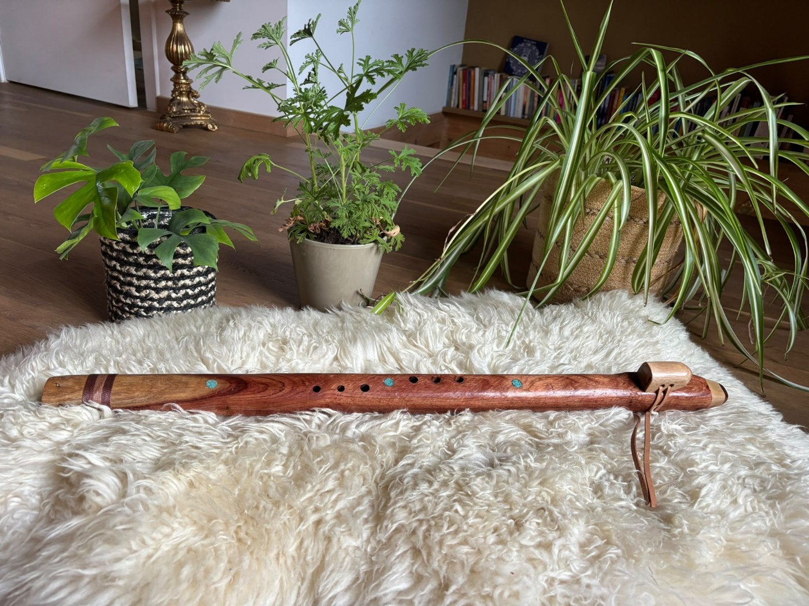 Native American Style Flute Bubbinga hout in Low A., Divers, Enlèvement ou Envoi