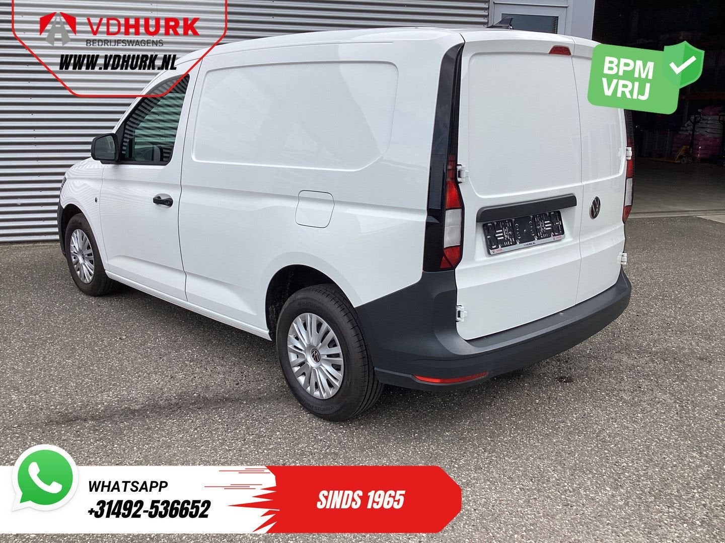 Volkswagen Caddy Cargo 2.0 TDI 100 pk Omvormer/ Sortimo/ Cru, Auto's, Electronic Stability Program (ESP), Wit, Bedrijf, Te koop