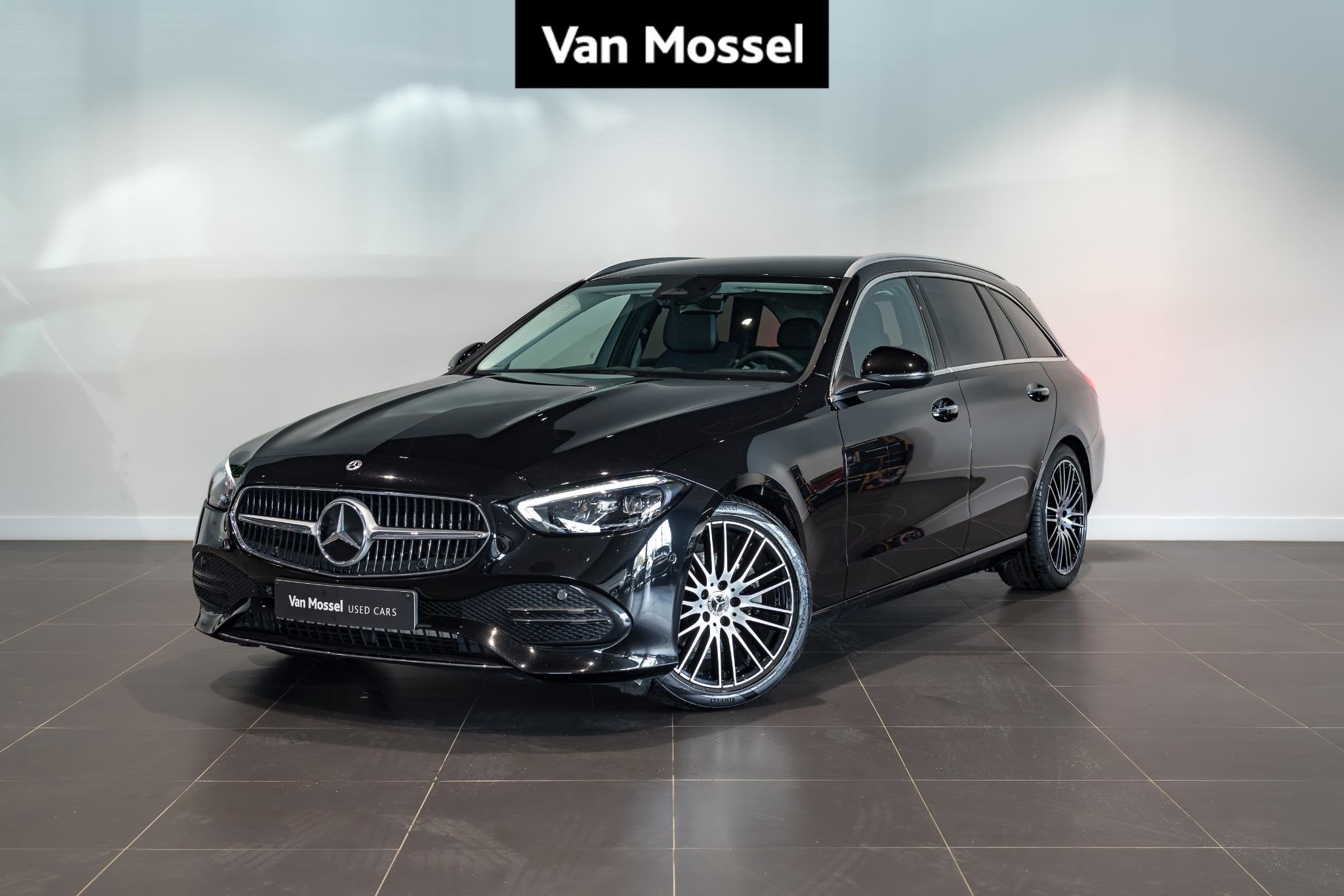 Mercedes-Benz C-Klasse Break C 180 Business | Zetelverw. | A, Auto's, Automaat, Zwart, 4 cilinders, Zwart
