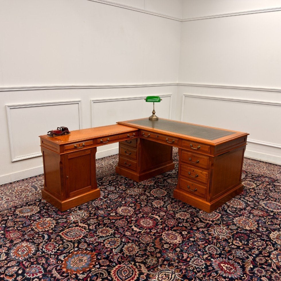 Klassiek Engels Originele Globe Wernicke Bureau Hoekbureau, Ophalen of Verzenden
