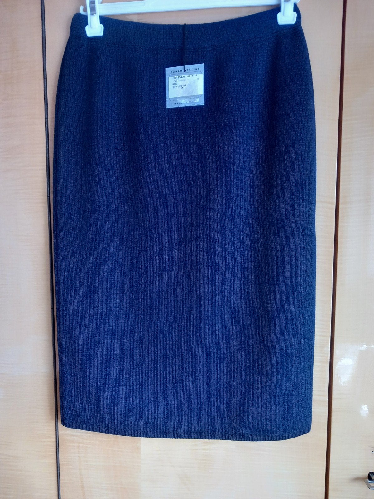très belle jupe droite,  bleu marine,  Sarah Pacini, Neuf, Enlèvement ou Envoi, Sarah Pacini, Taille 36 (S)