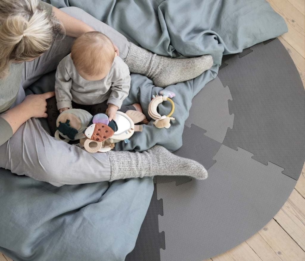 Speelmat Foam Puzzel SEBRA Grijs, Ophalen, Zo goed als nieuw