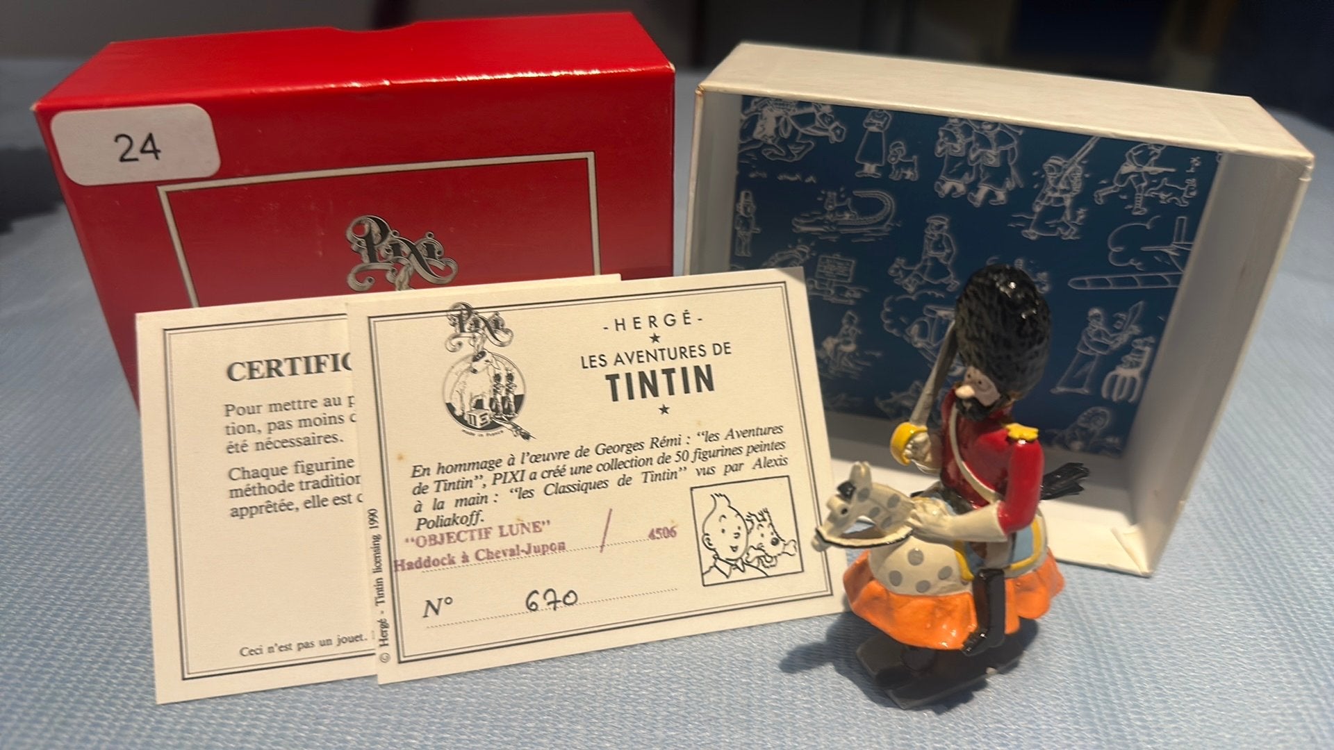 Haddock a cheval-jupon, Enlèvement ou Envoi, Tintin, Comme neuf, Statue ou Figurine