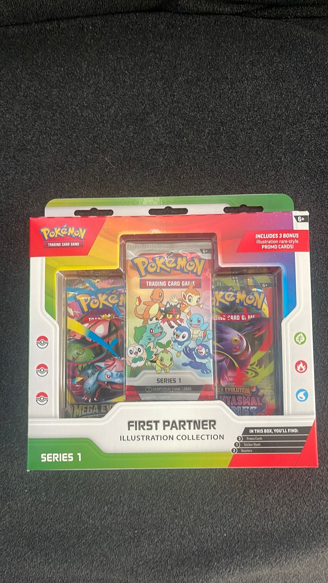Pokemon First Partner illustration collection serie 1, Ophalen, Nieuw, Overige typen, Foil